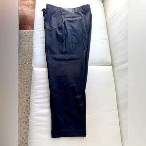 Jos A. Bank Traveler’s Collection 100% Wool Gray Flat Front Pants | Size 40R